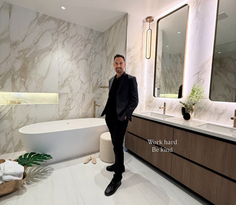 Victor Salazar in a bright modern home, spring housing market and homeownership opportunities