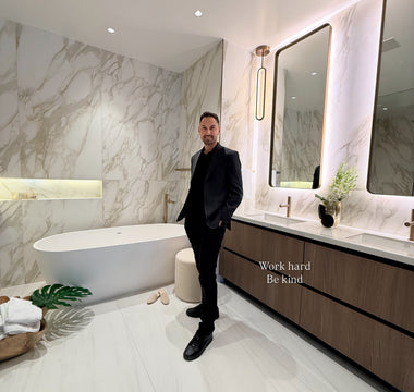 Victor Salazar in a bright modern home, spring housing market and homeownership opportunities