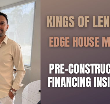 Kings of Lending attending the Edge House Miami event discussing pre-construction financing planning